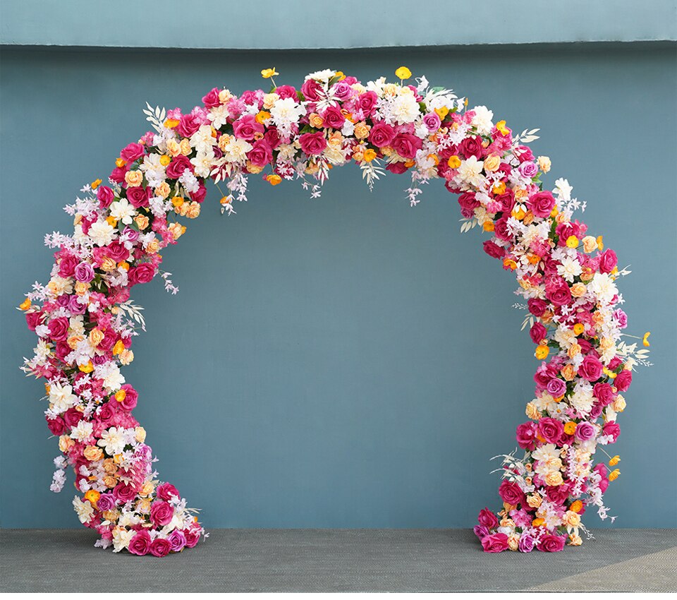 ombre flower table runner10