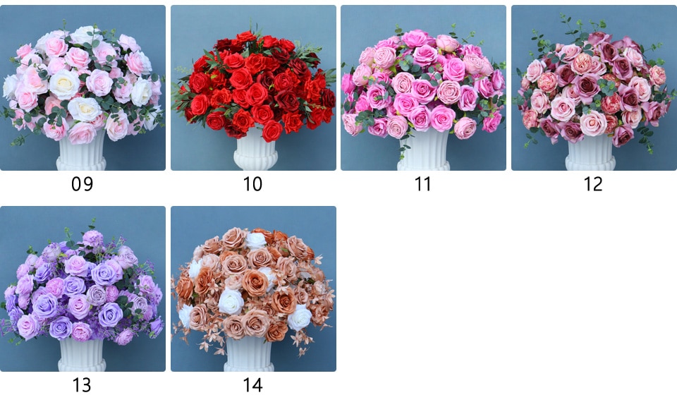 handmade artificial foam flowers3