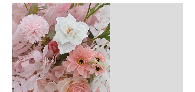 flower arrangement with shell display centerpiece2