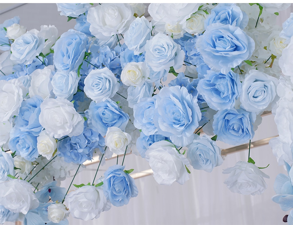 silk flower wedding cake decorations10