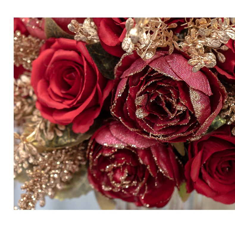 sweetheart table flowers blue hydrangeas3