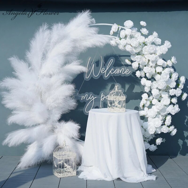 long white lace table runner