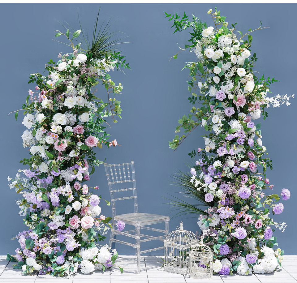 wedding arch with tulle and lights7