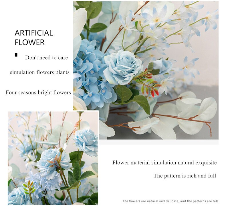 artificial silk flower backdrop3