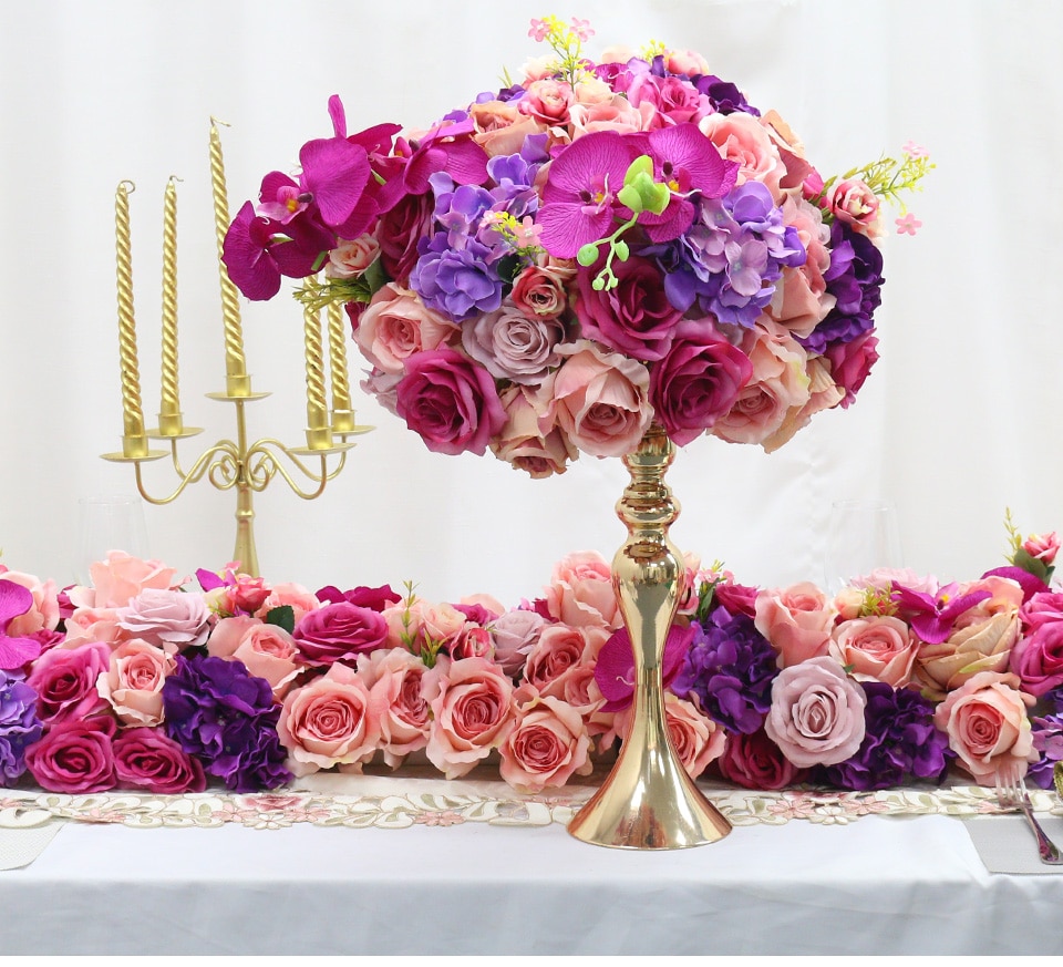 pink and black wedding decorations9