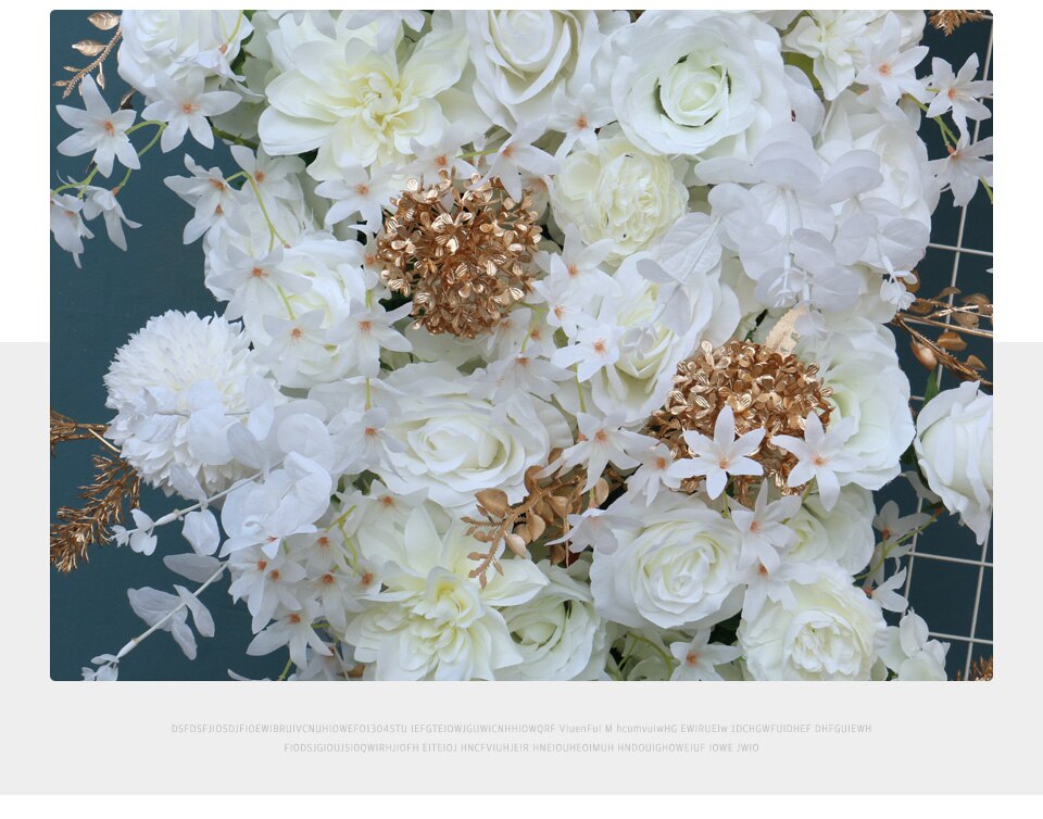 real silk flower wedding garlands3