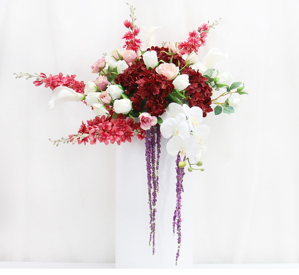 black and red wedding table decorations9