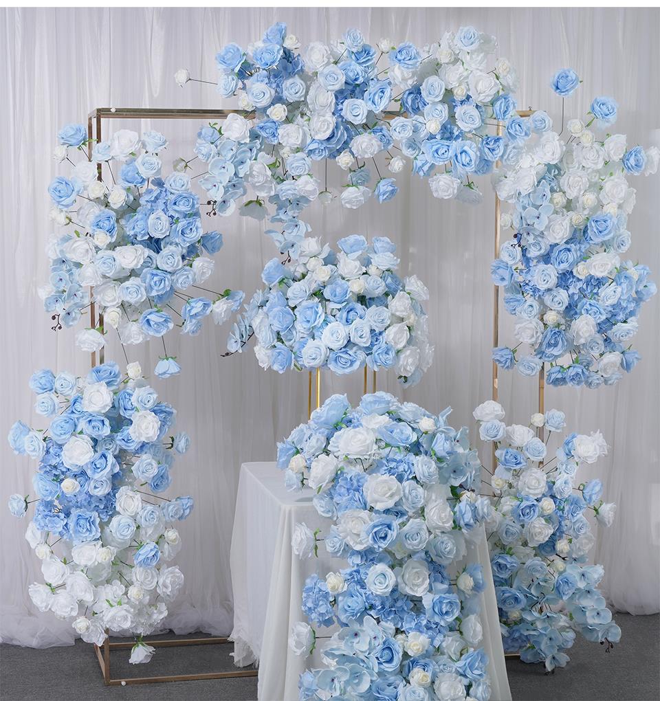 silk flower wedding cake decorations9