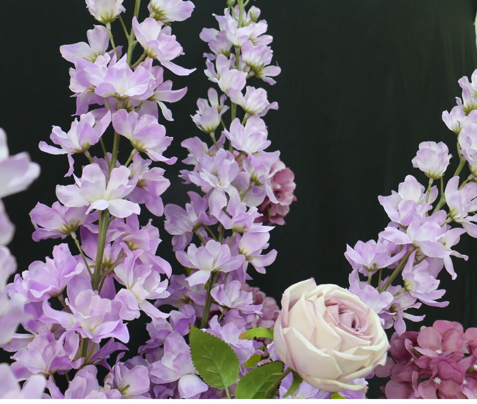 black and grey flower arrangements8