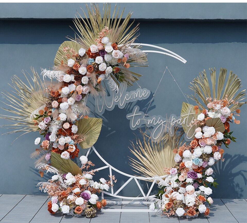 diy triangle wedding arch7