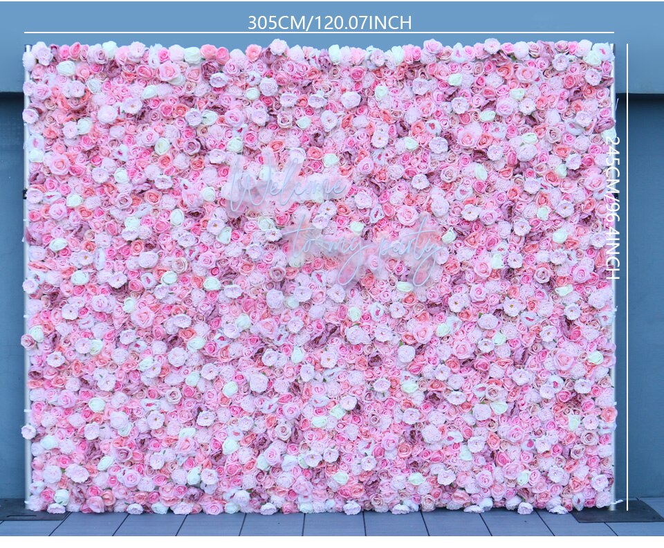 diy flower wall backdrop stand1