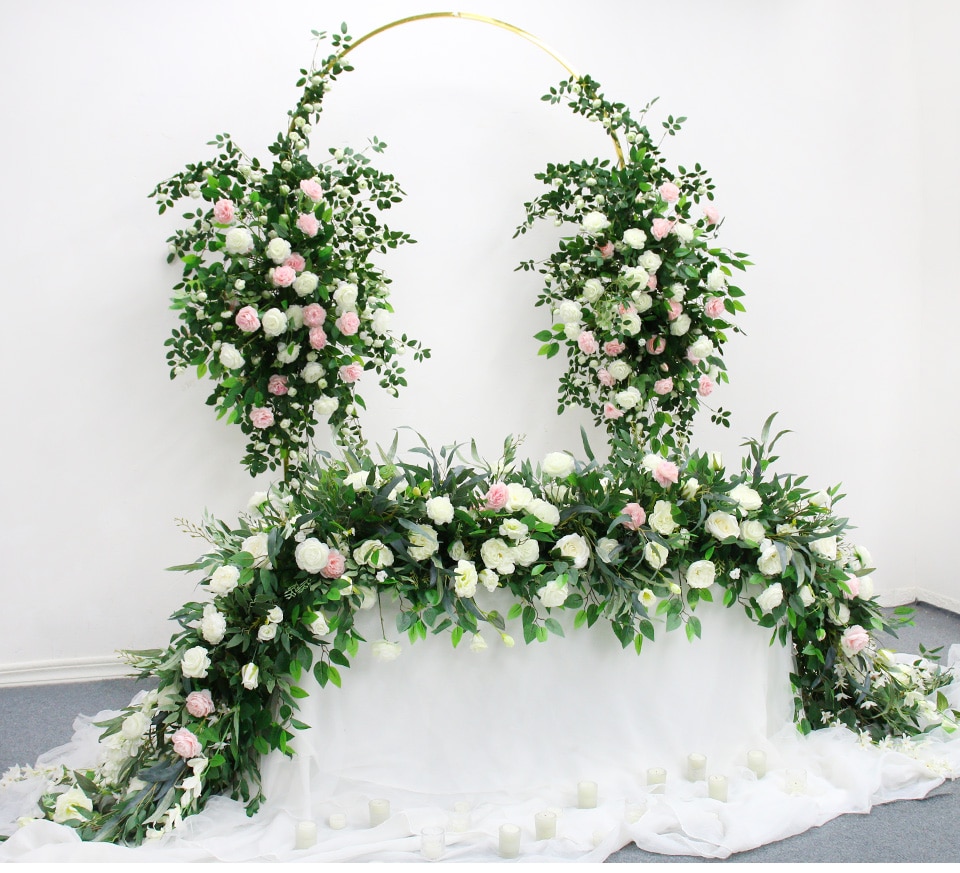 flower arrangement with coconut leaves7