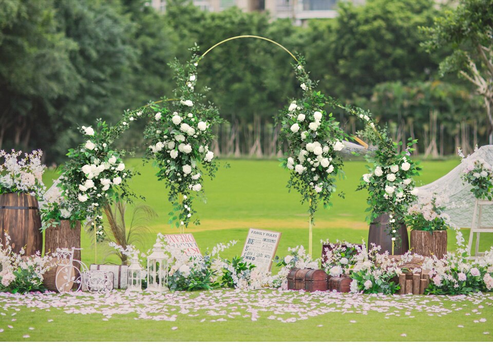 wedding hall flower decorations