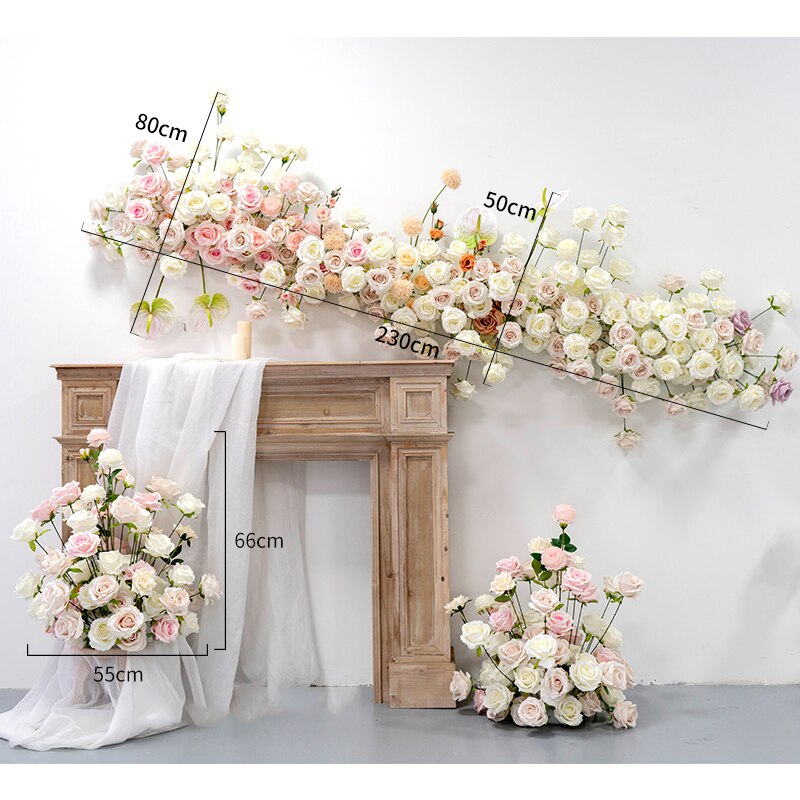 flower arrangement with starfish wedding1