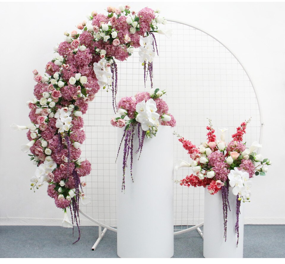 wooden wedding arch with flowers7