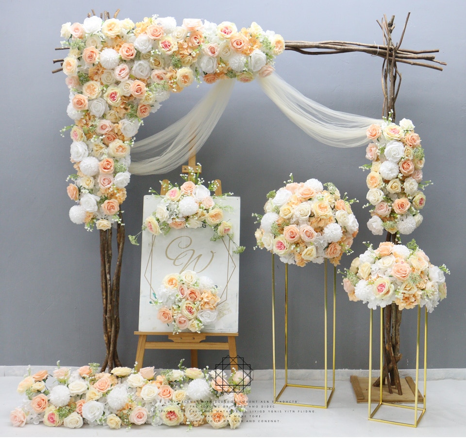 flower arrangements in floral foam