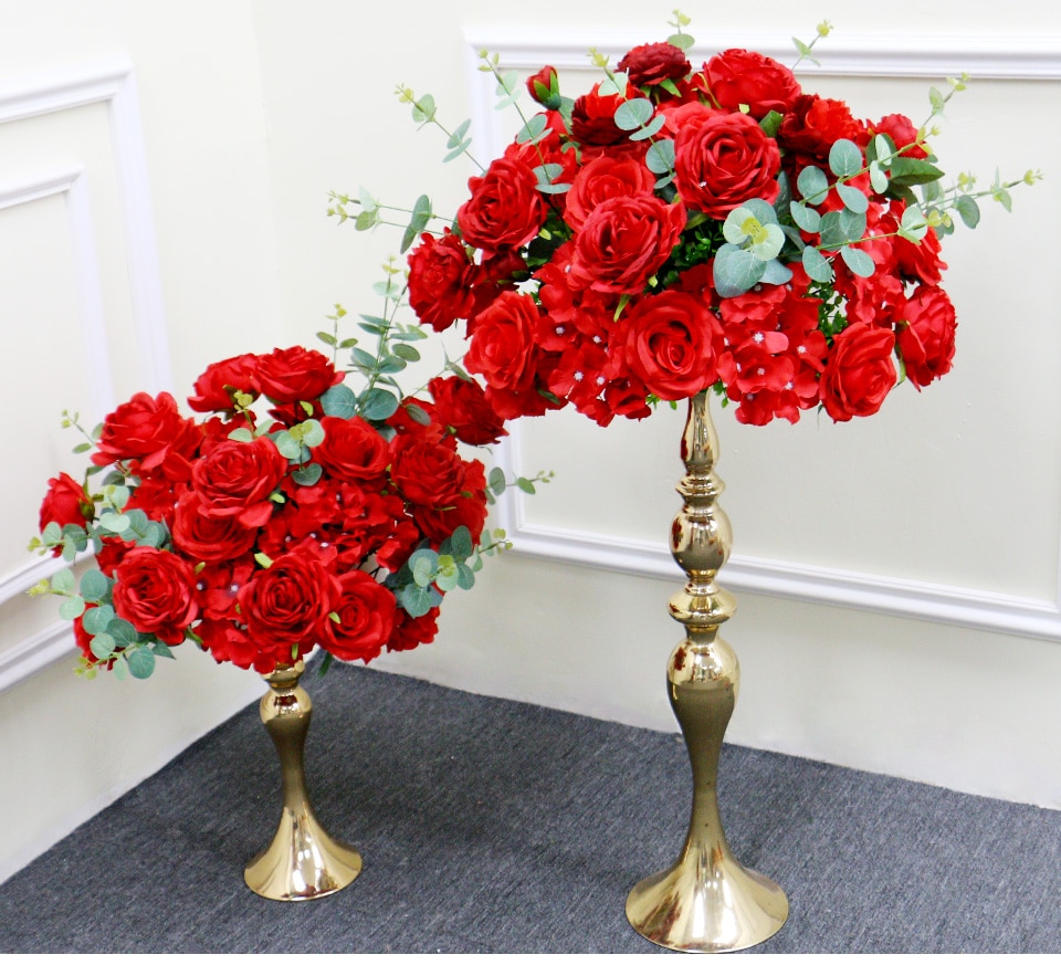 red purple artificial flowers9