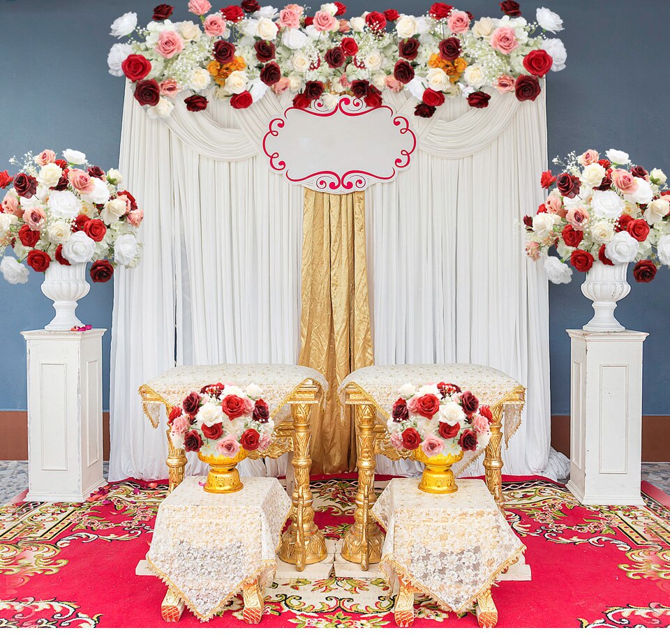 wedding flower hoop