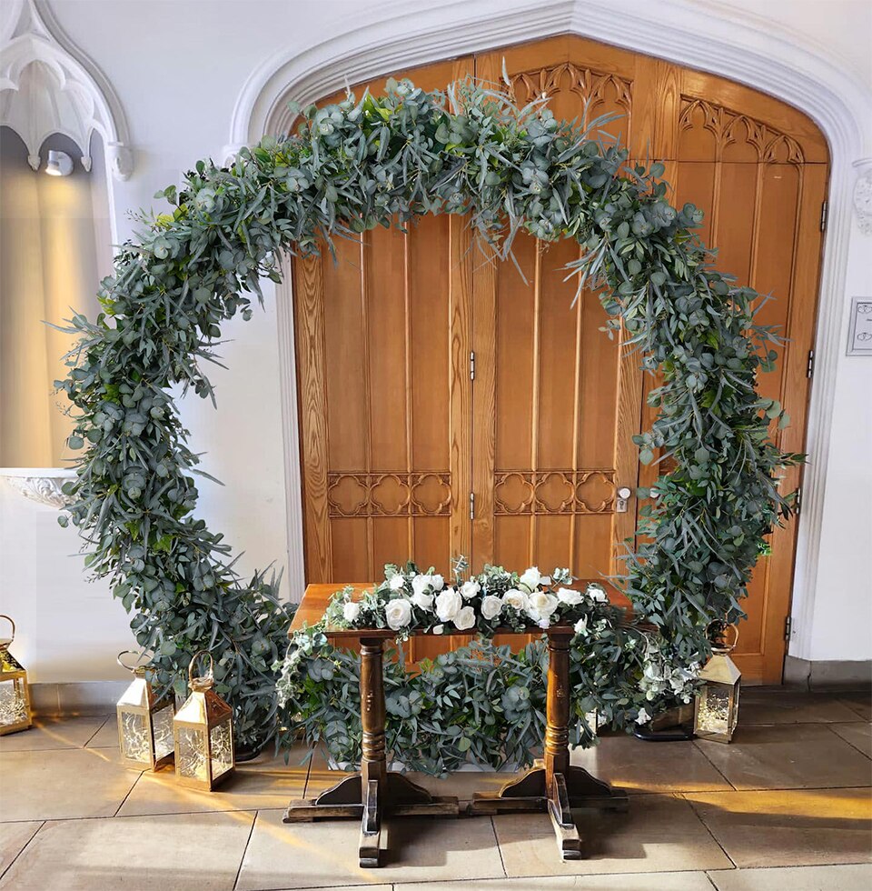 wedding farm table decor