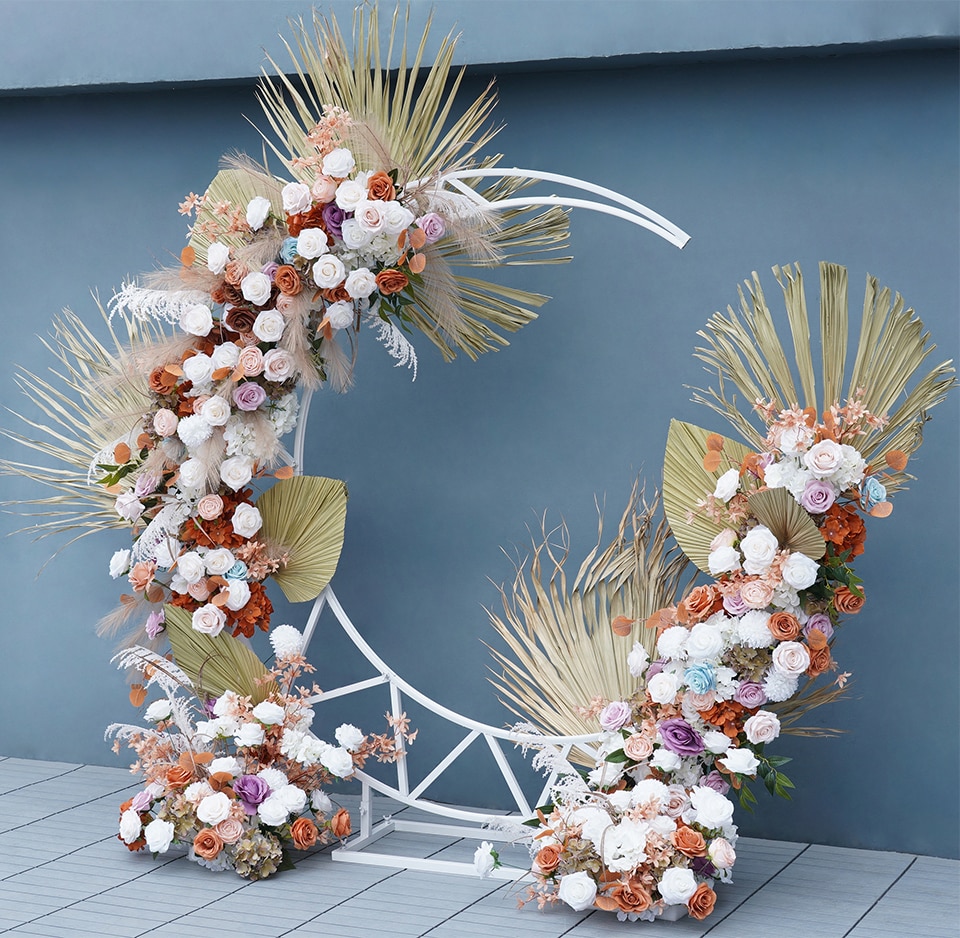 diy triangle wedding arch3